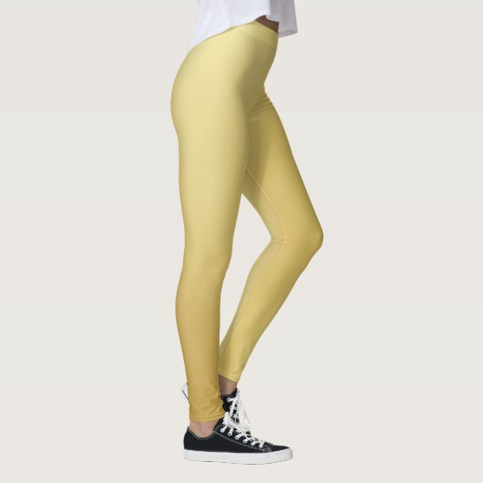 Slanke Look Zachte Gouden Gradiënt Leggings (Rechts)