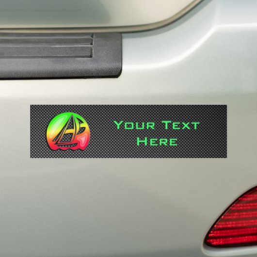 Slanke maaltijden bumpersticker (Op auto)