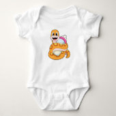 Slanke met Baby fles Romper (Voorkant)