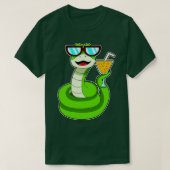 Slanke met Drink T-shirt (Design voorkant)