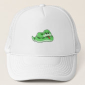 Slanke met groene gordels trucker pet
