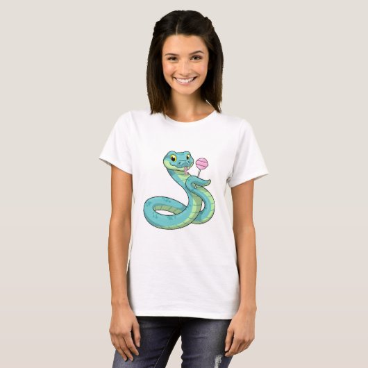 Slanke met Lollipop T-shirt (Voorkant volledig)