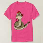 Slanke met Pet T-shirt (Design voorkant)