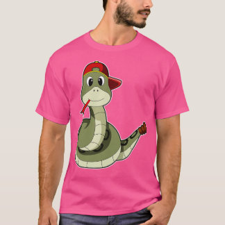 Slanke met Pet T-shirt