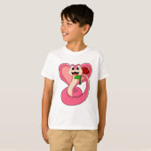 Slanke met Roos T-shirt (Voorkant volledig)