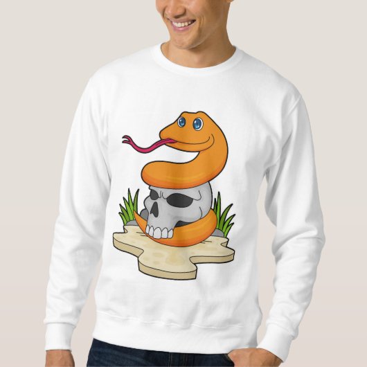 Slanke met schedel trui (Voorkant)