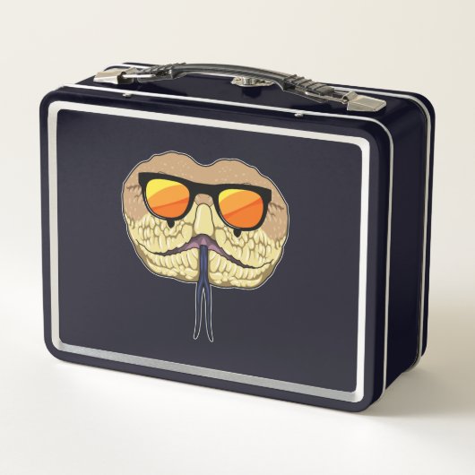 Slanke met zonnebril (Achterkant)