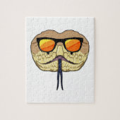 Slanke met zonnebril legpuzzel (Verticaal)