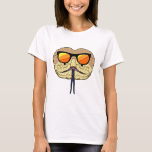 Slanke met zonnebril t-shirt