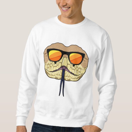 Slanke met zonnebril trui (Voorkant)