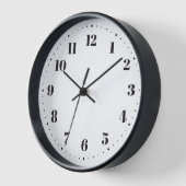 Slanke minimalistische wandklok ⏰ Modern & Stijlvo (Hoek)