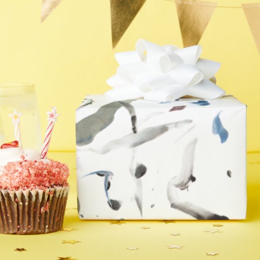 Slanke moderne Abstracte Giftwrap Cadeaupapier (Verjaardagsfeest)