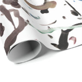 Slanke moderne Abstracte Giftwrap Cadeaupapier (Rol Hoek)