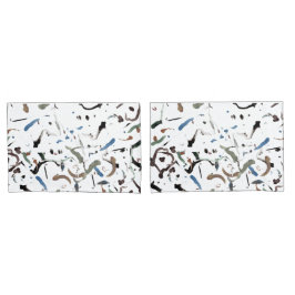 Slanke moderne Abstracte kussensloop Sham Set