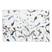 Slanke moderne Abstracte kussensloop Sham Set (Voorkant-Links)