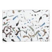 Slanke moderne Abstracte kussensloop Sham Set (Voorkant-Rechts)