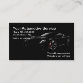 Slanke moderne auto-industrie visitekaartje (Voorkant)