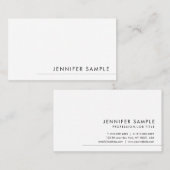 Slanke moderne design Sjabloon Elegant Visitekaartje (Voorkant / Achterkant)