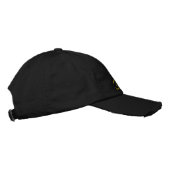 Slanke moderne golfkar minimalistisch geborduurde pet (Rechts)