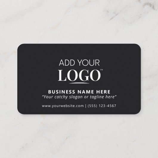 Slanke moderne kortingscoupon voor minimale zwarte kortingskaartje (Achterkant)