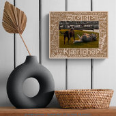 Slanke moderne laser gegraveerd 'LOVE' in 50 talen