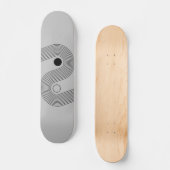 Slanke ogen persoonlijk skateboard (Voorkant)