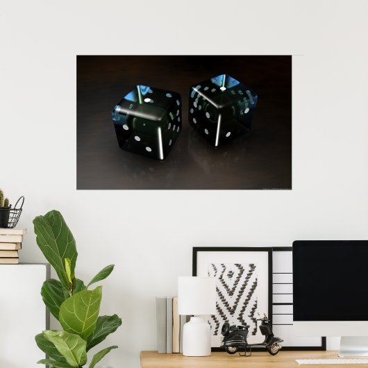 Slanke ogen poster (Thuiskantoor)