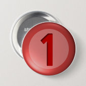 Slanke One Ball Buttonnen Ronde Button 7,6 Cm (Voorkant /achterkant)