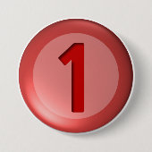 Slanke One Ball Buttonnen Ronde Button 7,6 Cm (Voorkant)