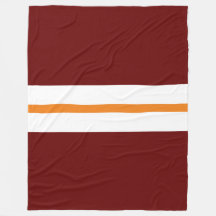 Slanke Oranje witte racestrepen op Deep Red