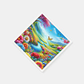 Slanke papieren handdoeken servet (Hoek)