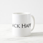 Slanke, prettige vormgeving - witte Mok (Voorkant rechts)