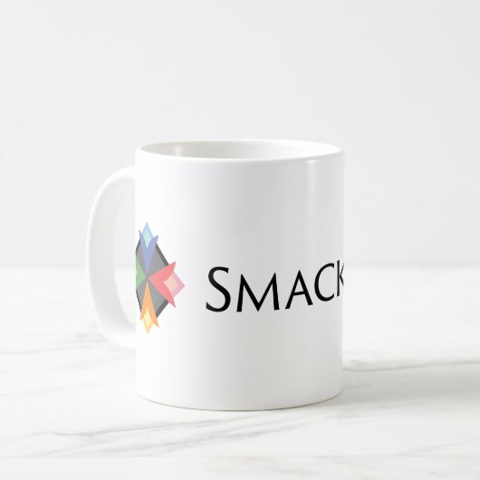 Slanke, prettige vormgeving - witte Mok (Voorkant links)