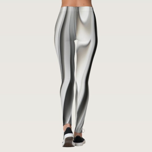 Slanke print van gesmolten staal leggings (Achterkant)