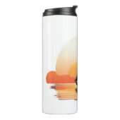 Slanke RVS Thermische Tumbler Thermosbeker (Gedraaid links)