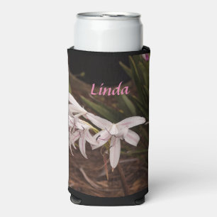 Slanke Seltzer Koelbox met Witte Roze Lelies Blikjeskoeler