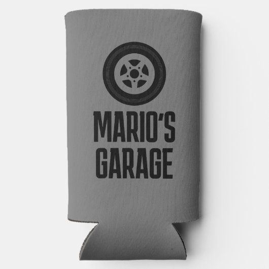 Slanke Seltzer Koelboxxen voor man grot autogarage Seltzer Blikjeskoeler (Achterkant)