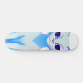 Slanke Siamese kat Persoonlijk Skateboard (Horizontaal)