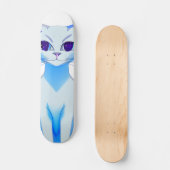 Slanke Siamese kat Persoonlijk Skateboard (Voorkant)