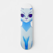 Slanke Siamese kat Persoonlijk Skateboard (Voorkant)