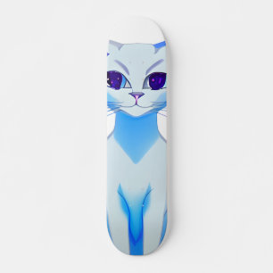 Slanke Siamese kat Persoonlijk Skateboard