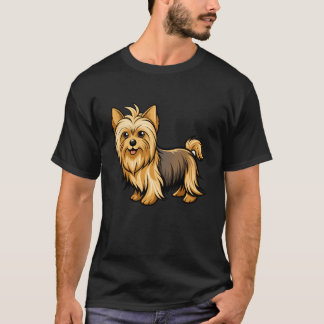 Slanke Silkyerrier paradeert op hondententoonstell T-shirt