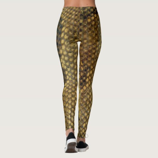 Slanke Skin Pattern Print Design Leggings (Achterkant)