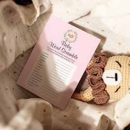 Slanke slaapkamer voor Baby Word Scramble Game Flyer