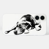 Slanke sluimer in fijne lijntjes Case-Mate iPhone case (Achterkant (horizontaal))