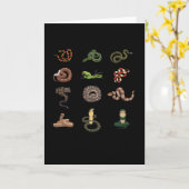 Slanke Soort maakt reptiel Kaart (Gele Bloem)