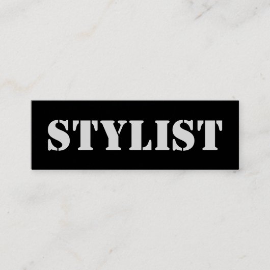 Slanke Stedelijke QR-code Mini Visitekaartje (Voorkant)