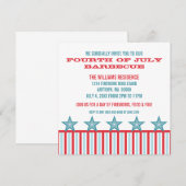 Slanke sterren en strips kaart (Voorkant / Achterkant)