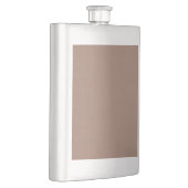 Slanke Taupe Roestvrijstalen kolf – Modern design Flacon (Rechts)
