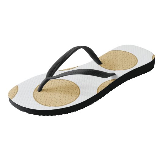 Slanke teenslippers voor volwassenen (Schuin)